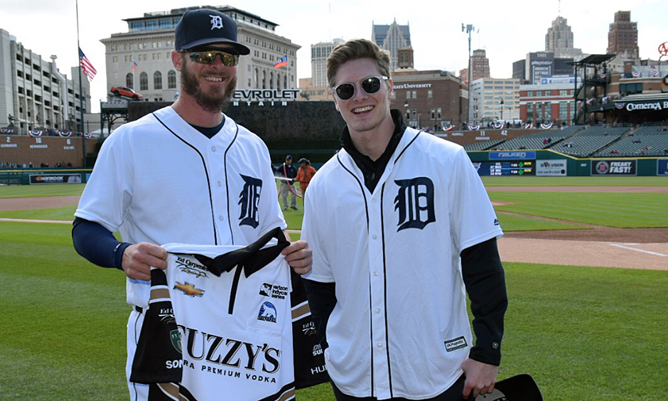 Josef Newgarden and Mark Lowe