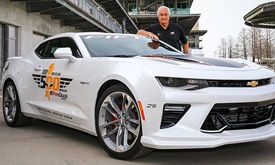 Thumbnail for Penske to drive 50th anniversary Camaro SS pace car at 100th Indianapolis 500