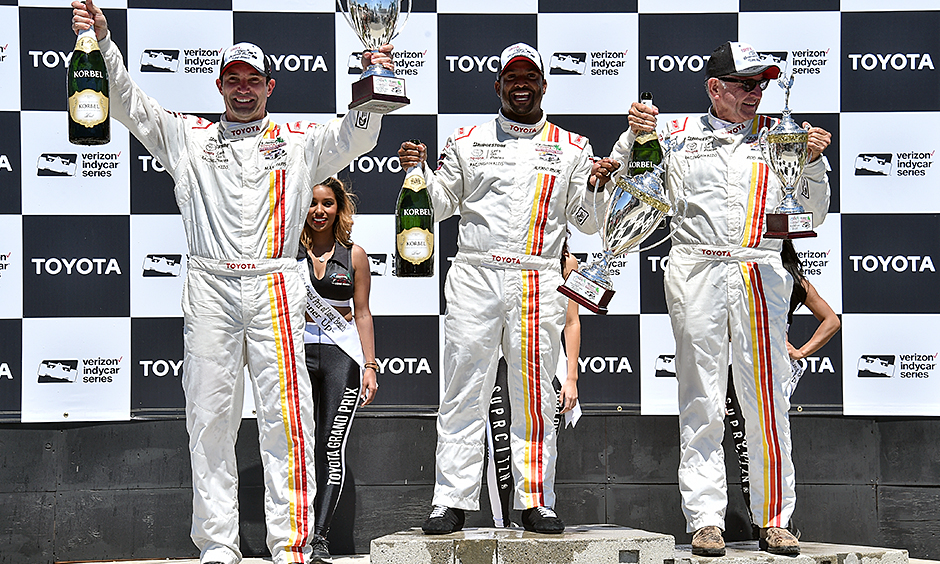 Alfonso Ribeiro, Max Papis, and Ron Millen