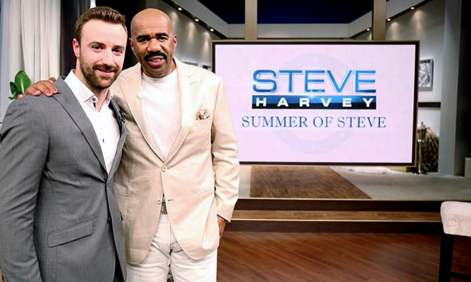 James Hinchcliffe and Steve Harvey