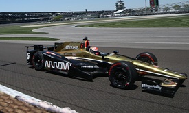 Thumbnail for Hinchcliffe fastest, Aleshin squeezes into top nine in Indy 500 first-day qualifying