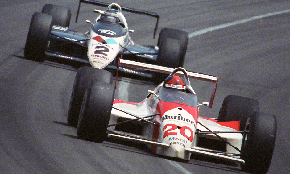 Emerson Fittipaldi and Al Unser Jr.