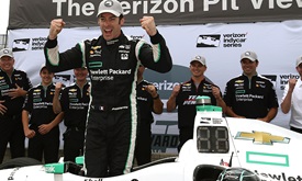 Thumbnail for Pagenaud completes weekend sweep of poles at Chevrolet Dual in Detroit