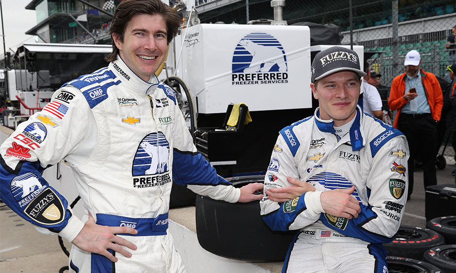 J.R. Hildebrand and Josef Newgarden