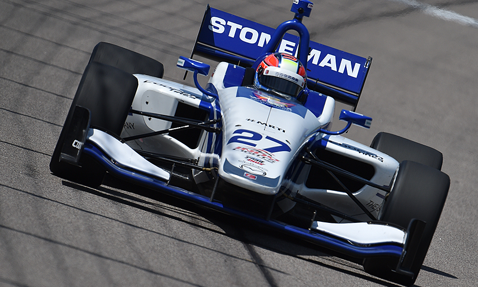 Stoneman paces Indy Lights practice at Iowa Speedway