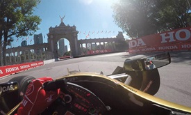 Thumbnail for Visor Cam: James Hinchcliffe at Honda Indy Toronto