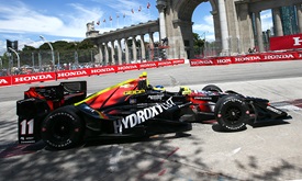 Thumbnail for Bourdais leads final Toronto practice, but Andretti cars make gains
