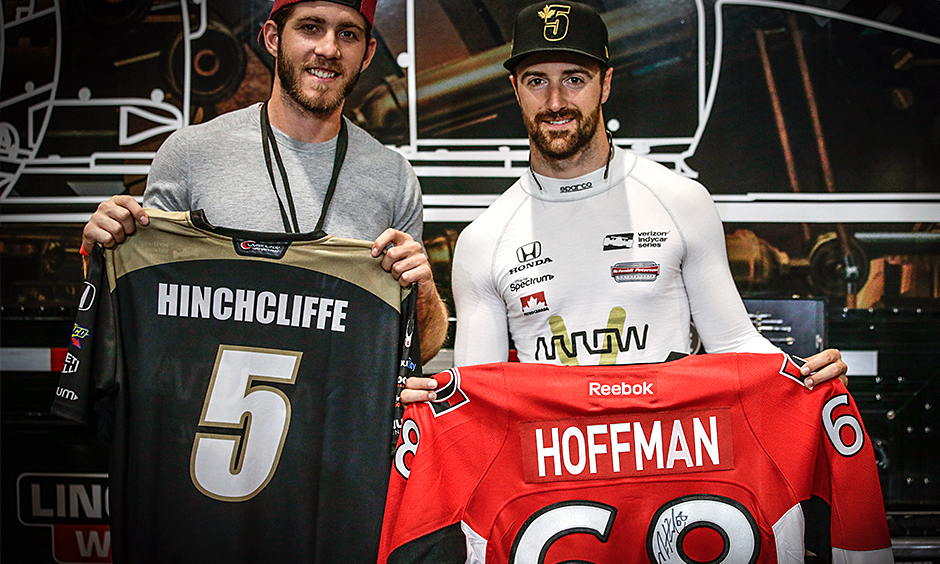 James Hinchcliffe and Mike Hoffman