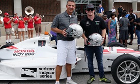 Thumbnail for Mid-Ohio notebook: Ohio State coach Meyer respects INDYCAR drivers