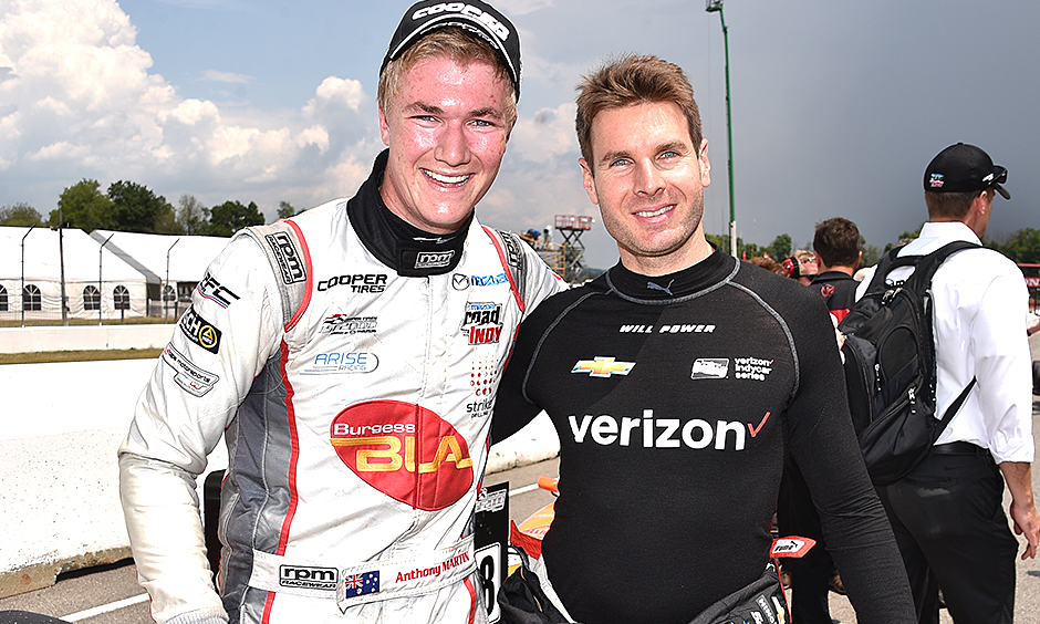 Anthony Martin and Will Power