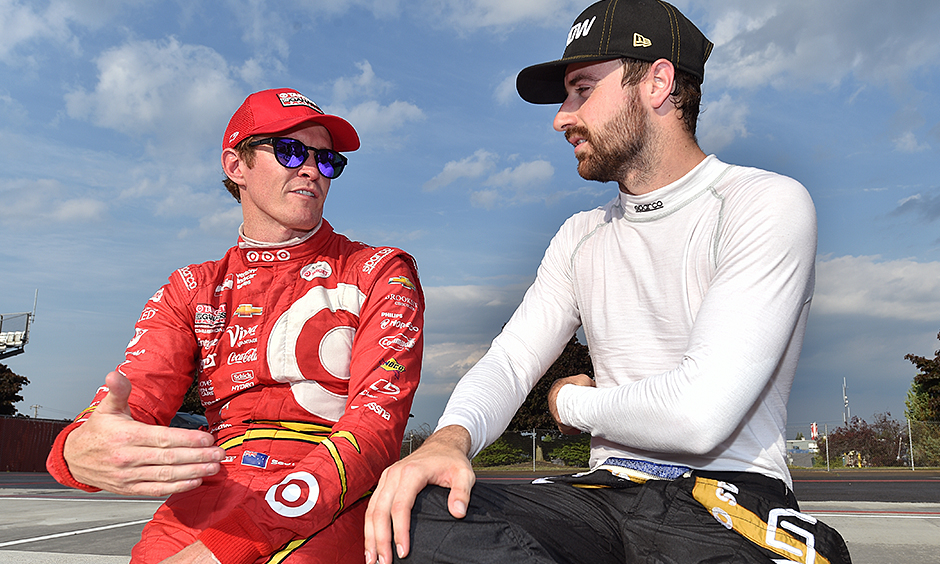 Scott Dixon and James Hinchcliffe