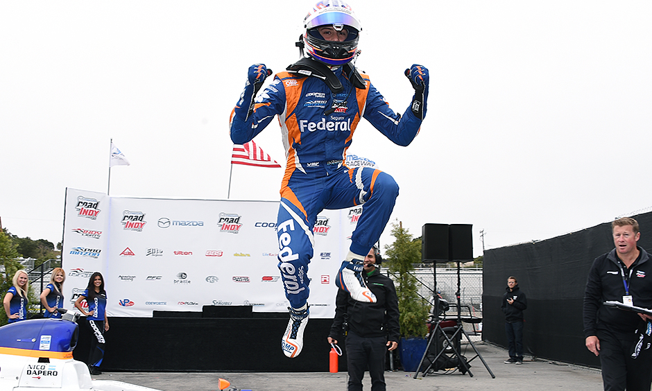 Dapero scores first Pro Mazda win at Mazda Raceway