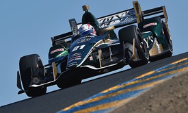 Thumbnail for Newgarden posts fast lap in final practice before Sonoma race