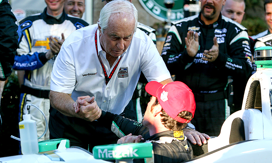 Roger Penske and Simon Pagenaud