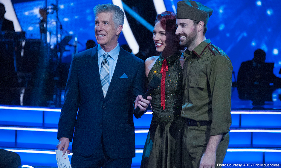 James Hinchcliffe and Sharna Burgess