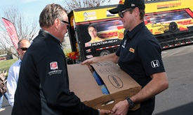 Thumbnail for Andretti Autosport and Butterball pair up again for local turkey donation