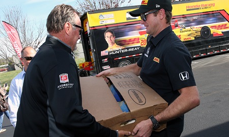 thumbnail for Andretti Autosport and Butterball pair up again for local turkey donation