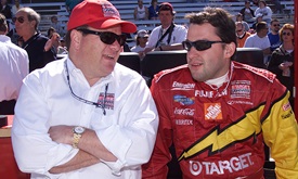 Thumbnail for Ganassi recalls how close Stewart came to winning 2001 Indy 500 with his team