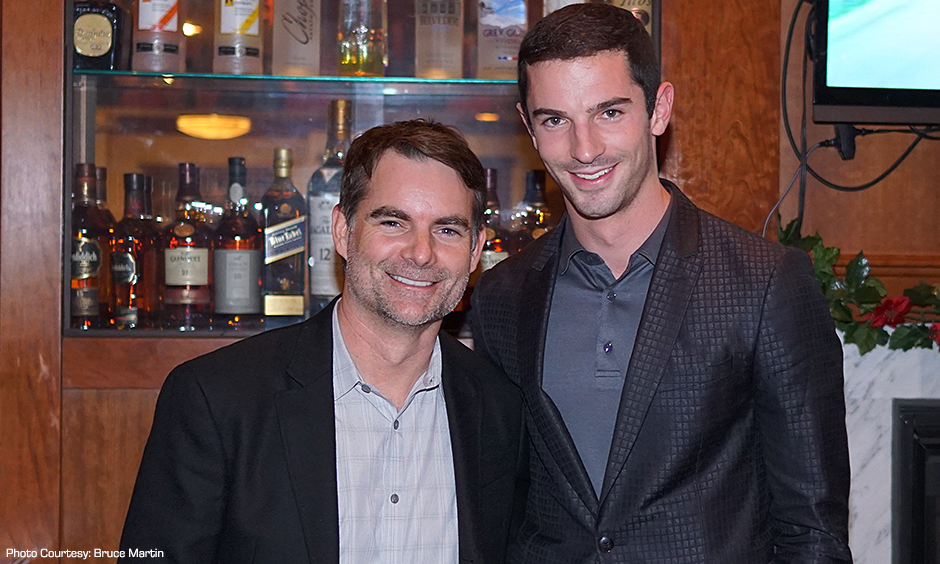 Jeff Gordon and Alexander Rossi