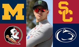 Thumbnail for Football fan Rahal makes his bowl picks, Part 1