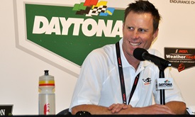 Thumbnail for Gidley, now healed and cleared to drive, returns to scene of crash