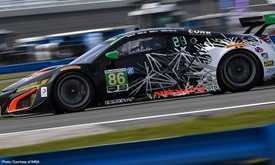 Thumbnail for Hunter-Reay learning to adapt to Acura NSX for Rolex 24