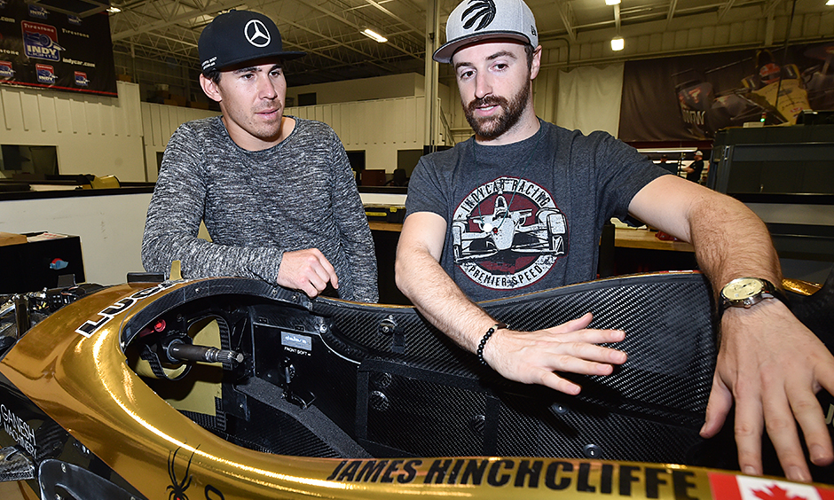 James Hinchcliffe and Robert Wickens
