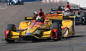 Thumbnail for Hunter-Reay makes two recoveries to finish fourth at St. Pete
