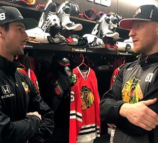 Rossi shows he's not on thin ice at Blackhawks game