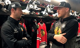 Thumbnail for Rossi shows he's not on thin ice at Blackhawks game