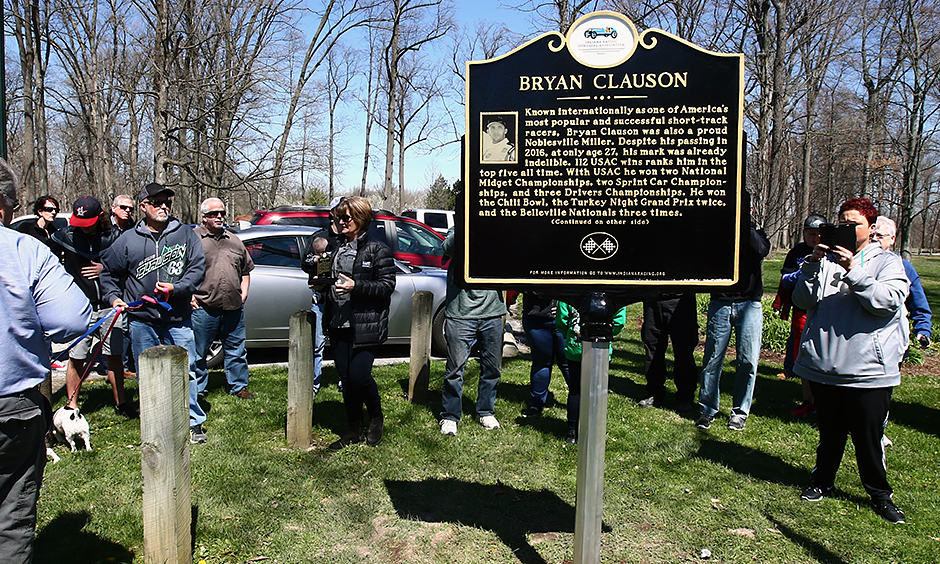 Bryan Clauson Memorial Marker
