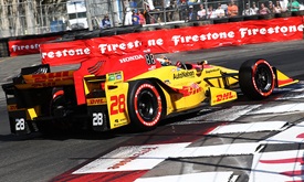 Thumbnail for Hunter-Reay, Rossi ready to roll with top-five Long Beach starting spots