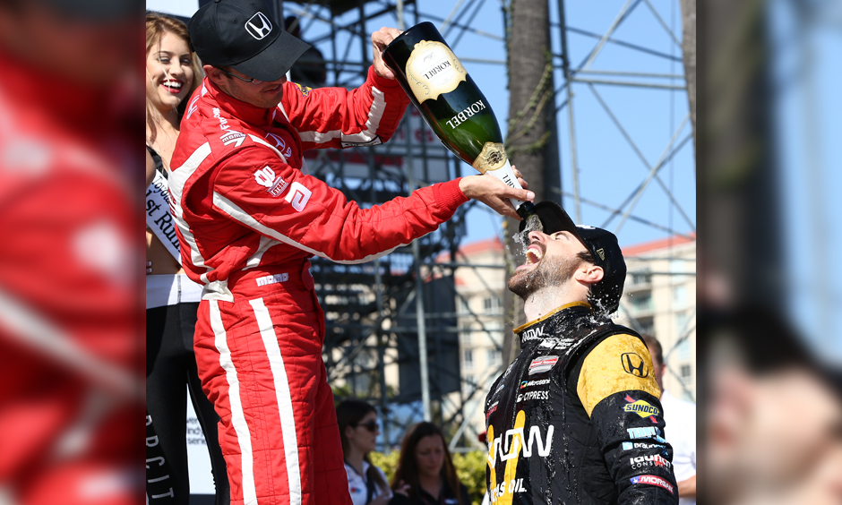 Sebastien Bourdais and James Hinchcliffe