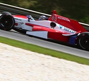 Andretti speeds to top of chart in Barber second practice
