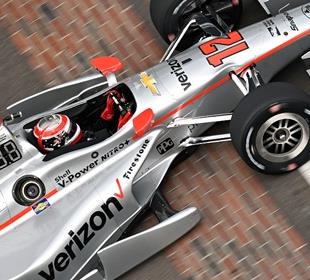 Power leads speedy Team Penske effort in INDYCAR GP second practice