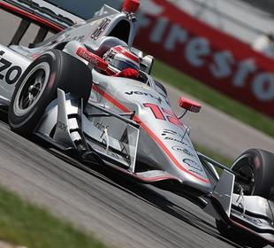 Power breaks track record, earns 250th Indy car pole for Team Penske