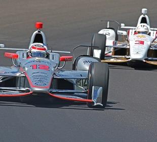 Team Penske duo sets pace on busy day of Indy 500 practice
