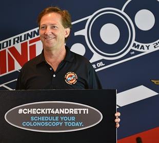 Battling colorectal cancer, John Andretti takes message public