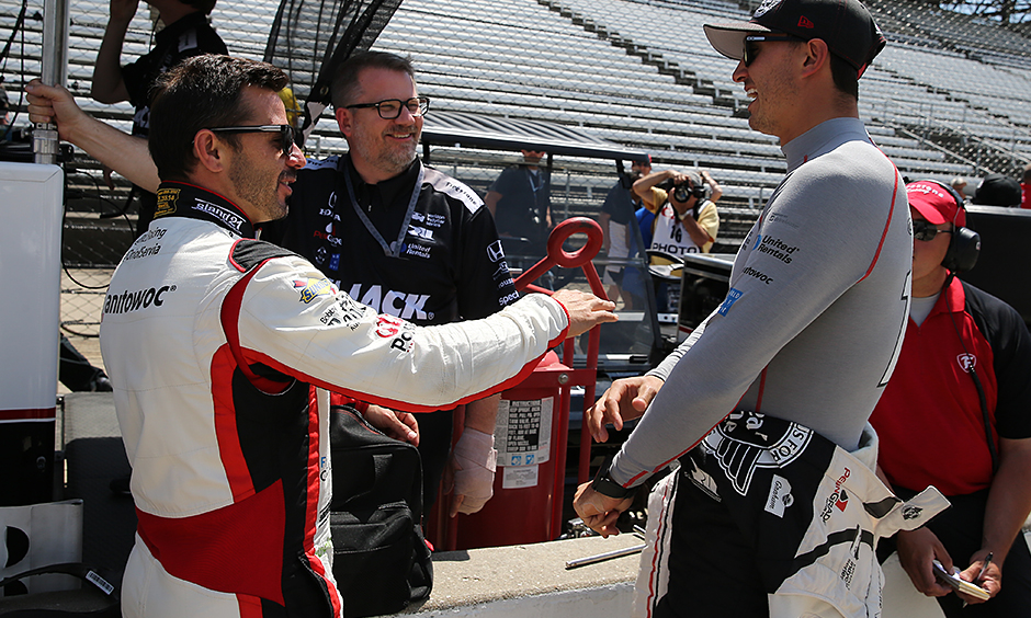 Graham Rahal and Oriol Servia