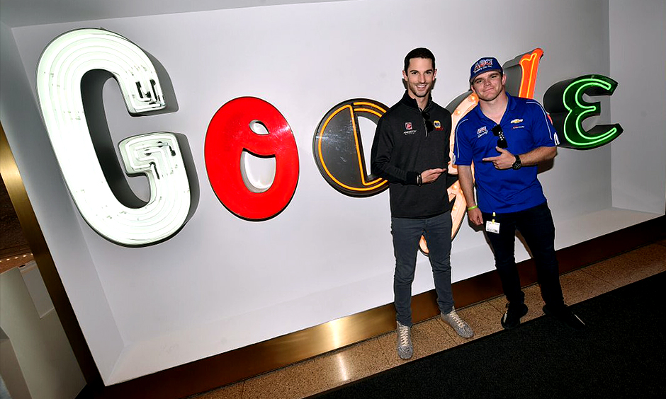 Alexander Rossi and Conor Daly