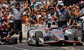Thumbnail for Indy 500 notes: Power's crew claims TAG Heuer Pit Stop Competition crown