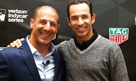 Thumbnail for Buddies Castroneves, Kanaan would love Indy 500 duel