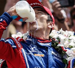 Sato fights, fends off Castroneves for Indianapolis 500 win 