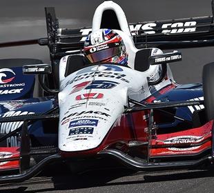 Rahal runs up front in opening practice at Belle Isle