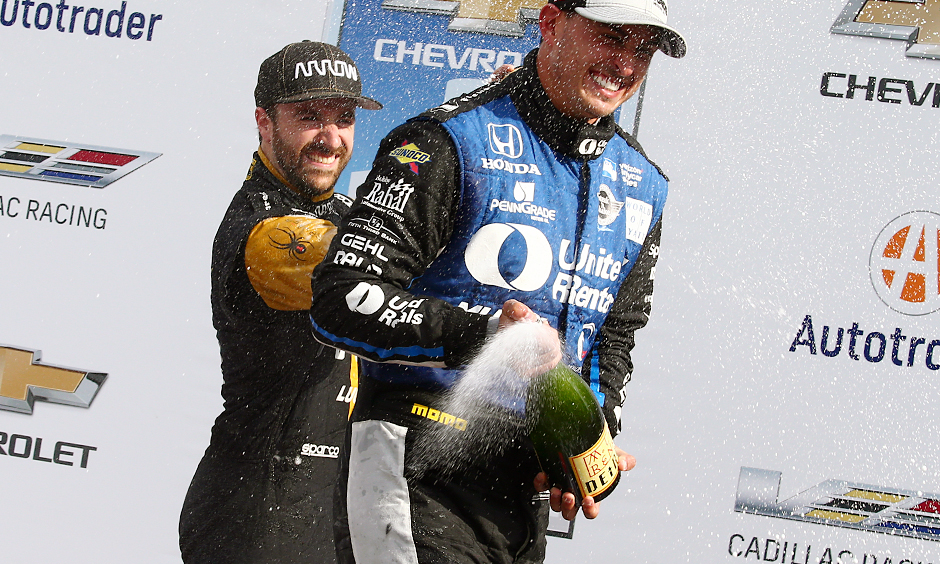 Graham Rahal and James Hinchcliffe