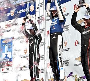 How sweep it is! Rahal wins two at Belle Isle