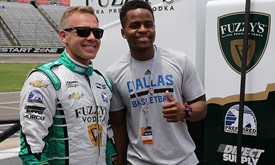 Thumbnail for NBA rookie Ferrell gets inside look at INDYCAR racing