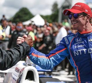 Dixon's crew comes through with fast fix to set up win