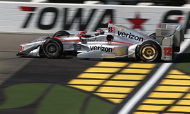 Thumbnail for Power goes out last, ends up first in Iowa Corn 300 qualifying