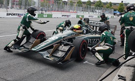 Thumbnail for Honda Indy Toronto circuit still poses challenge for drivers